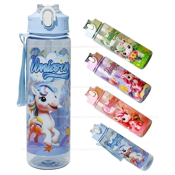 FunClub Water Bottle for Kids & Adults – Leak-Proof Drinking Bottle, BPA-Free Reusable Water Bottle for School, Office, Gym & Travel