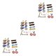 thumbnail image 4 of Toystoory 8 Uds Mini juguetes para dedos diapasón patinetas bicicleta Scooter pequeño columpio Type1 NO1, 4 of 6