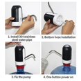 thumbnail image 2 of Bomba de botella de agua eléctrica, dispensador automático de agua potable recargable por USB, 2 of 5