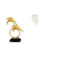 thumbnail image 1 of Figura de delfín,Colección de adornos de escritorio con figuras de delfines,Adhesivo de pared,Pegatinas de pared de vides colgantes para dormitorio,Calcomanía de pared con hojas de plantas, 1 of 8