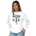 thumbnail image 4 of New York City NYC Statue of Liberty Plus Size Long Sleeve Graphic Tee Shirt Brisco Brands 2X, 4 of 5