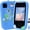 Blue, variant on Inadays Kids Smart Phone for Girls Gifts - Toddler Christmas Birthday Gift for Age 3 4 5 6 7 8 Year Old, Kids Cell Phone Toy with Touchscreen, Dual Cameras, Learning,Mp3 Player,Games with 32 GB Card
