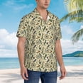 thumbnail image 3 of Sikiie Dreamcatcher1 Print Men's Hawaiian Shirt, Summer Beach Button Pocket Short Sleeve T-Shirt,Small, 3 of 7