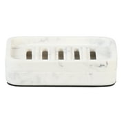 Better Homes & Gardens Faux Marble Magnetic Soap Dish White