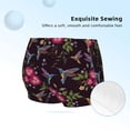 thumbnail image 2 of Pofeuu Flowers And Humming Bird1 Print Soft Cotton Girls Boyshort panties Toddler Underwear-Medium, 2 of 5