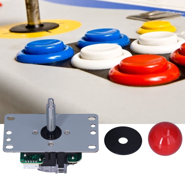 Joystick Arcade Bling Bling de 5 pines y 8 vías color rojo para Xbox 360 PS2 PS3