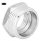 thumbnail image 4 of 1 Pulgada NPT Macho a 1/2 Pulgada NPT Rosca Hembra Accesorios de tubería de Acero Inoxidable Adaptador Reductor Cabeza Hexagonal roscada 5 Piezas Baño Octpeak NO, 4 of 7