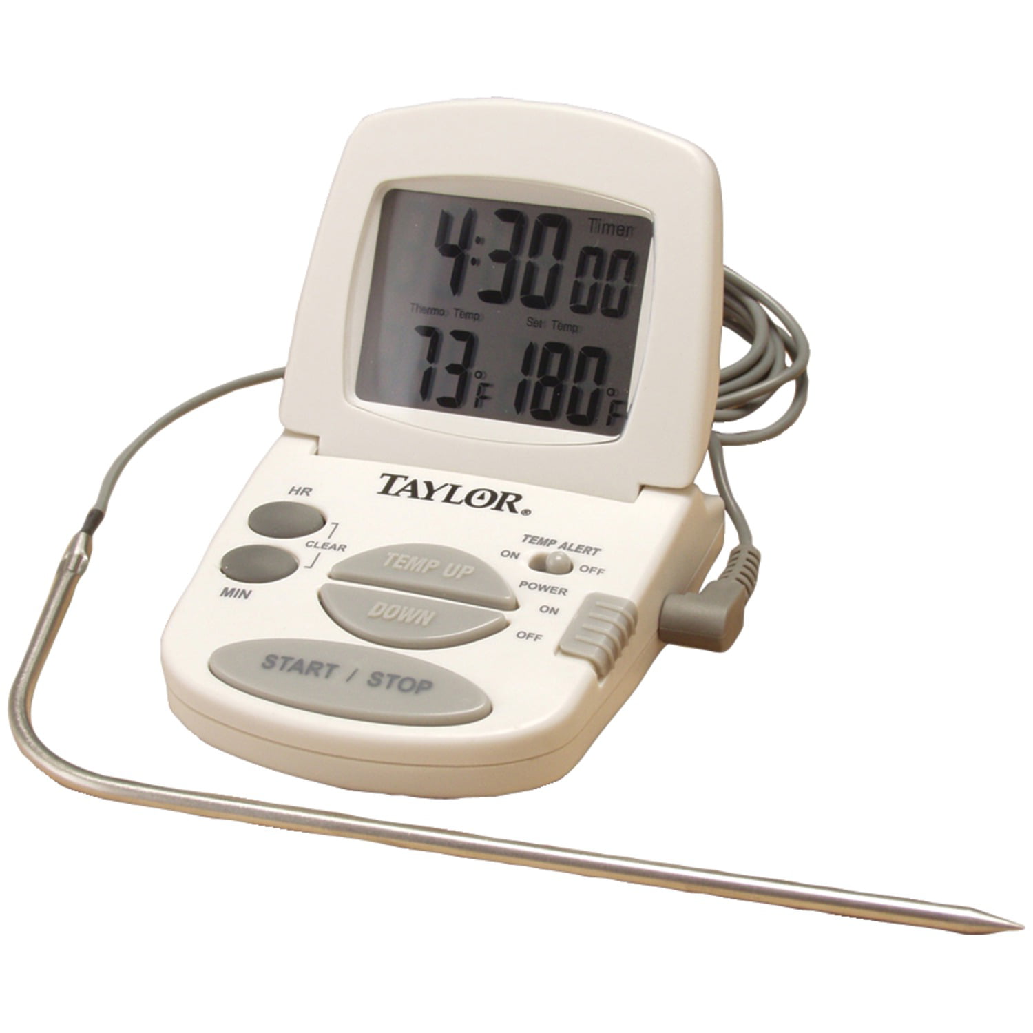 Taylor Precision Products 1487 Digital Wired Probe Thermometer 