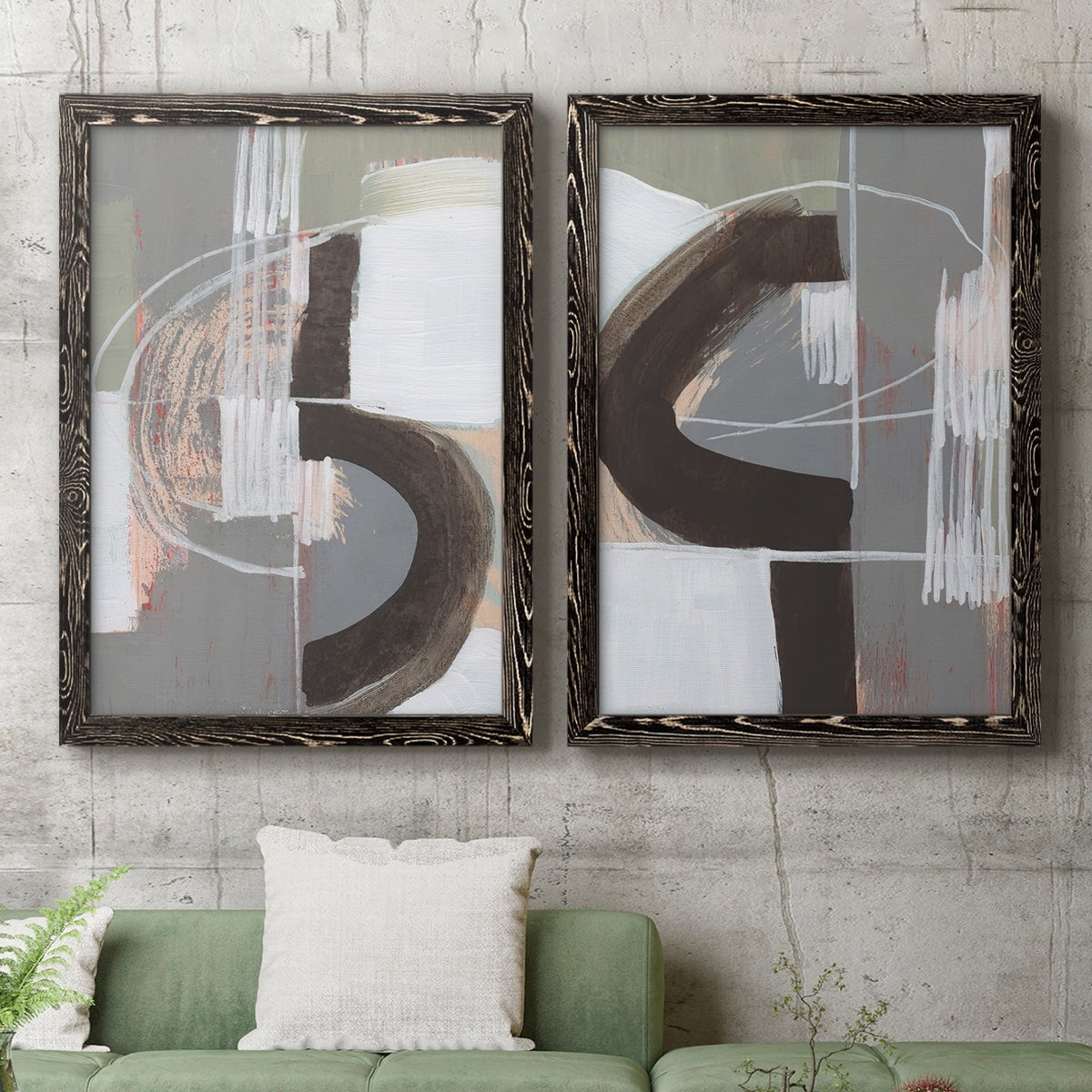 Arching Neutrals III - Premium Framed Canvas - Ready to Hang