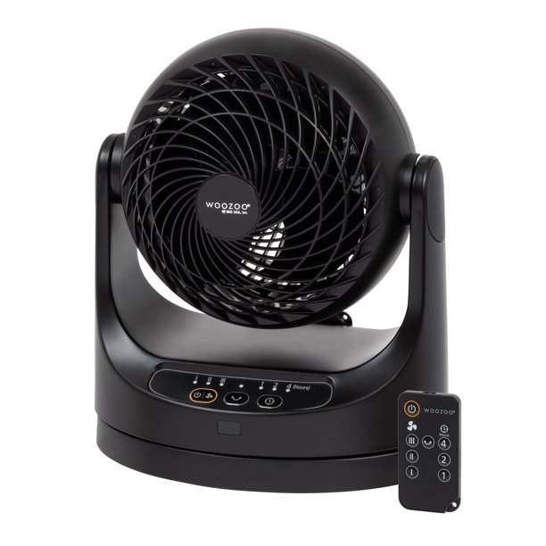 IRIS USA Woozoo Oscillating Air Circulator Fan with Remote Control