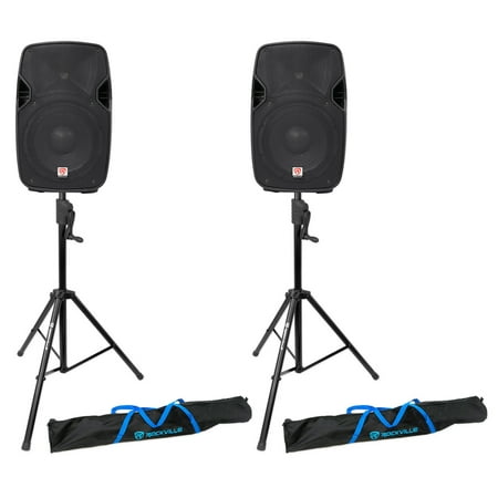 (2) Rockville SPGN108 10  Passive 800W DJ PA Speakers+Crank-Up Speaker Stands price history on PriceWatchPro