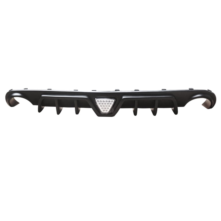 For Cadillac Escalade Rear Diffuser 7 Shark Fins Bumper Lip