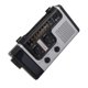 thumbnail image 3 of Radio solar portátil con manivela, receptor de radio multibanda AM FM SW con linterna LED, 3 of 5