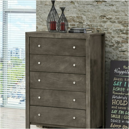 JERFIT Gray Storage Chest Ottoman 48 Large Farmhouse Trunk Bench with Lid for Bedroom Living Room Entryway