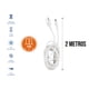 thumbnail image 3 of Cable De Carga Rápida Y Datos V8 A USB Control Expert 2 Metros Color blanco, 3 of 10