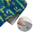 thumbnail image 5 of Yiaed Little Pirate Crocodile Print Bathroom Mat Set 2 Pieces Mat Anti-Skid Pad Ultra Soft and Absorbent Bathroom Bath Mat Contour Bath Rugs for Toilet Base, 5 of 6