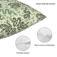 thumbnail image 3 of Pofeuu Green Snake Print Double-sided plush pillowcase Square Throw Pillow Covers Pillows Cover for Living Room Bedroom Sofa Couch Cushion Cover（No pillow core）-24"x24", 3 of 7