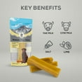 MAKALU DOG CHEW, OdorFree YPF5 Bully Sticks (15Ibs and Under) Milk