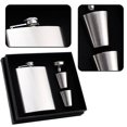 thumbnail image 3 of Hip Flask Gift Set,hip Flasks For Liquor For Men With Black Leather Cover, 3 of 5