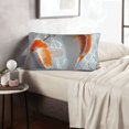 thumbnail image 7 of Binfone Koi Fish Water Standard Size Pillowcase, Long Staple Pure Cotton Envelope Closure Pillow Cover (Pillow core not included),20"x30", 7 of 7