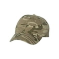 thumbnail image 2 of Valucap - Adult Bio-Washed Classic Dad Hat - VC300A - Tan Camo - Size: Adjustable, 2 of 3