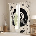 thumbnail image 3 of jejeloiu Billiards Sport Game Blackout Curtains Set of 2 (52x84 Each),Cartoon Planet Stars Window Curtains For Boys Teens, 3 of 6