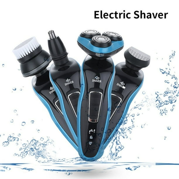 ODOMY 4 In 1 Electric Rechargeable Cordless Rotary Shaver Whole Body