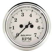 Autometer 1694 Old Tyme White Electric Tachometer