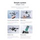 thumbnail image 5 of 3.7V 1800mAh Drone Quadcopter 12min Tiempo de vuelo para niños (Gris 2 baterías), 5 of 9