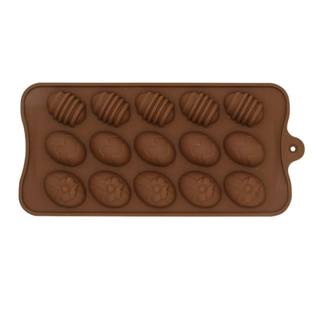 

Chocolate Mold Easter Egg Shaped Chocolate Silicone Mould Jelly Cake Baking Tray Pastry DIY Tool