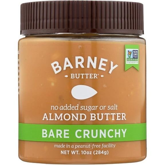 Barney Butter Almond Butter Bare Crunchy - 10 oz Pack of 2