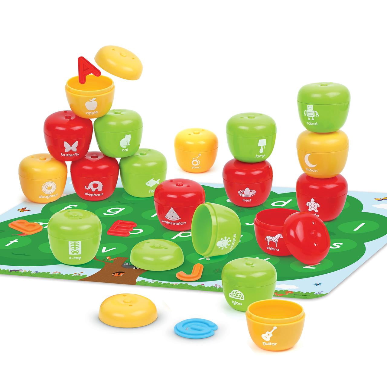 Learning Resources Alphabet Apple Orchard - Early Phonics , ABC Recognition, Ages 3+