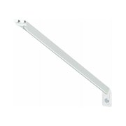 ClosetMaid 660700 Shelf Support Bracket for Wire Shelving, White, 16", Each