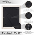 thumbnail image 5 of Langdon House 8x10 Ash Gray Picture Frames, Contemporary Style, 6 Pack, Richland Collection (US Company), 5 of 6