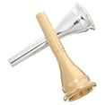 thumbnail image 2 of LOLIPPYY 2-Pack French Horn Mouthpieces Set - Metal Accessories for French Horn Repair and Mellophone Spare Parts, 2 of 7