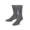 thumbnail image 3 of TeeHee Men's Bamboo Crew Dress Socks 3-pack (Comfort Top Black, Grey, Navy), 3 of 4