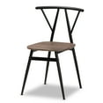 thumbnail image 6 of Baxton Studio Ciara Modern and Contemporary Walnut Finished Wood and Black Metal 5-Piece Dining Set, 6 of 7