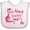 White and Pink, variant on Inktastic My Aunt Loves Me Girls Baby Bib