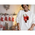 thumbnail image 6 of Santa Claus Sweatshirt, Christmas Party Sweatshirt, Christmas Sweater for Women, Christmas Crewneck for men, 6 of 8