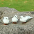 thumbnail image 2 of 2 Piezas Pájaros Artificiales Estatuilla Modelo Jardín Estanque Decoración Estatua Chuchería, 2 of 9