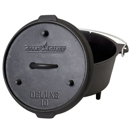 UPC: 0033246207407 | Camp Chef Deluxe Cast Iron Dutch Oven