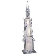 CC Christmas Decor LED Lighted Clear Cathedral with Angels Christmas Figurine - 19" - Set of 2