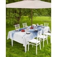thumbnail image 4 of Fsddascl Flowers Dandelion Outdoor Tablecloth - 60x102 Inch Rectangle Dining Table Cover, Farmhouse Pastoral Blossom Flowers Waterproof Outdoor Table Cloth with Umbrella Hole & Zipper for Patio, 4 of 7