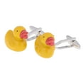 thumbnail image 5 of Cute Yellow Cufflinks Fashion Mens Shirt Jewelry Wedding party for children Accessories, 5 of 9