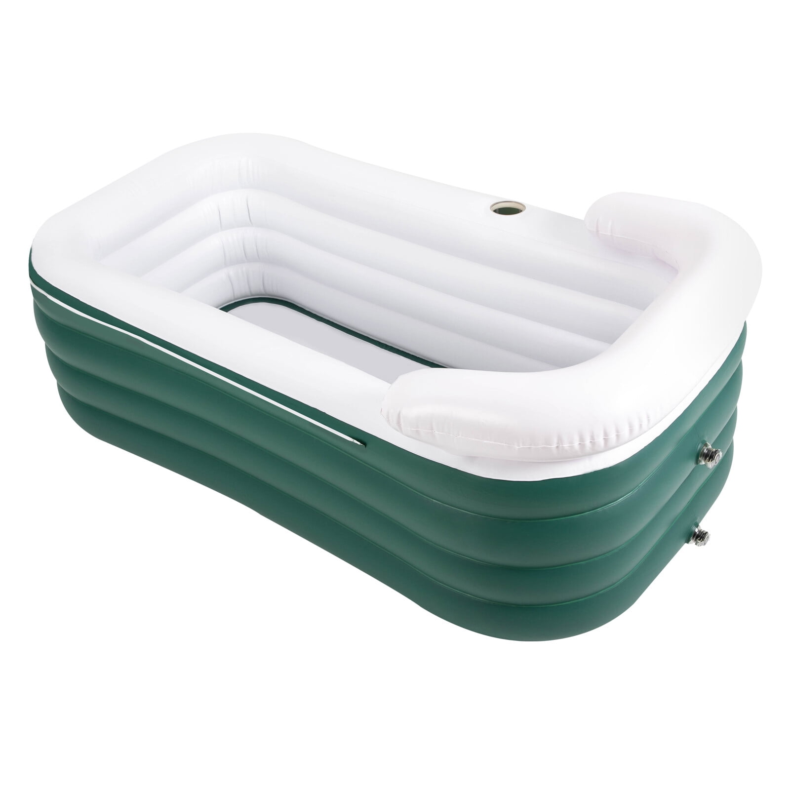 Spa Adult Bath Tub Inflatable Bathtub Hot Water Bath w/ Electric Air Bump Green