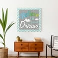 thumbnail image 4 of Creative Products Believe In Your Dreams Blue 24x24 Canvas Wall Art, 4 of 5