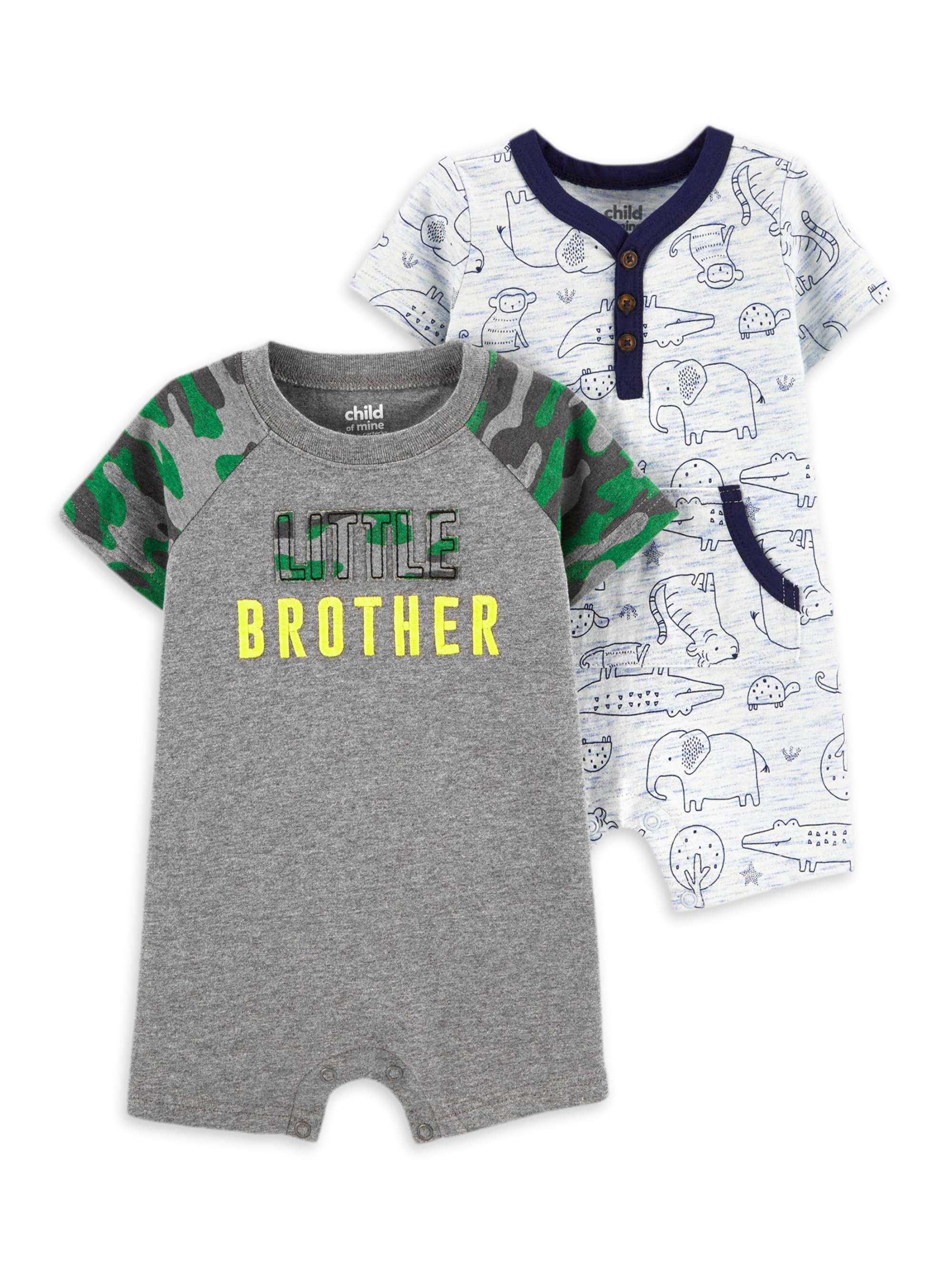 MY MARINE DAD IS A HERO GREEN KHAKI CAMO BOYS OUTFIT PANTS SET 6-9 MONTHS L