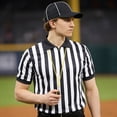 thumbnail image 4 of TOPTIE Men's Pro-Style Hockey Ref Jersey Umpire Uniform, Referee Shirt with Polo Collar for Hockey Football Soccer, M, 4 of 10