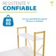 thumbnail image 4 of Escritorio minimalista C/ Repisas 2 en 1 Para Oficina Y Hogar, 4 of 9