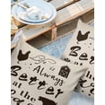 thumbnail image 2 of Pack of 2 Outdoor Pillow Covers, Life is Always Better On The Farm Vintage Chickens Pig Windmill Waterproof Square Throw Pillowcase Cushion Decorative Pillow Covers for Couch Patio Tent, 16x16 in, 2 of 6